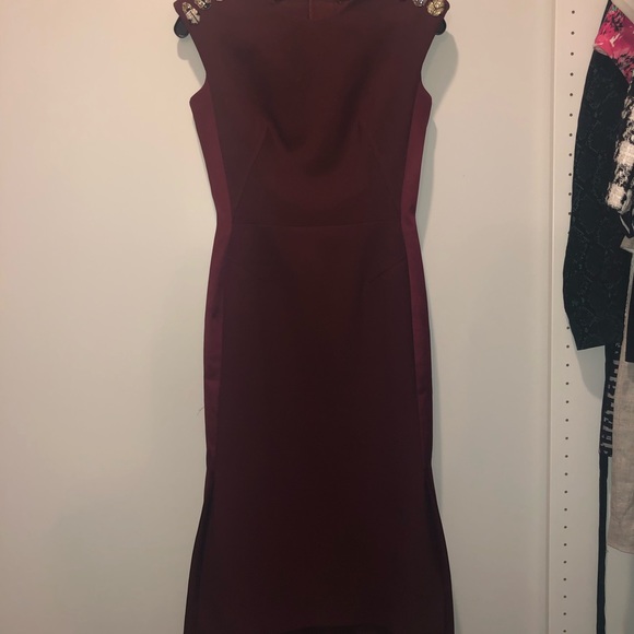 Alexander McQueen Carmine Bug Sheath Dress size 38 - Picture 3 of 7